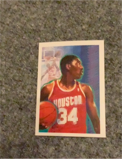 1990-91 Hoops #364 Hakeem Olajuwon — front