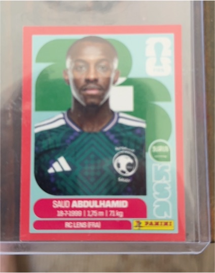 2026 Panini FIFA World Cup #4 Saud Abdulhamid — front