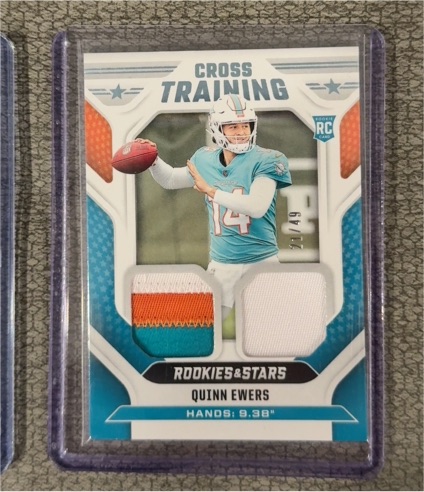2025 Panini Rookies & Stars Cross Training #CT-QES Quinn Ewers — front