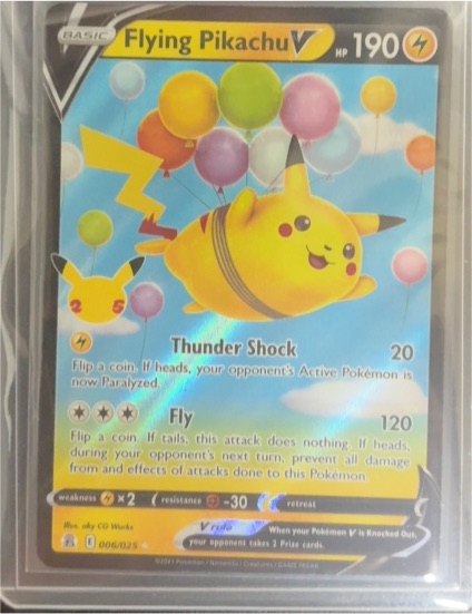 2021 Pokémon Celebrations #006 Flying Pikachu V — front