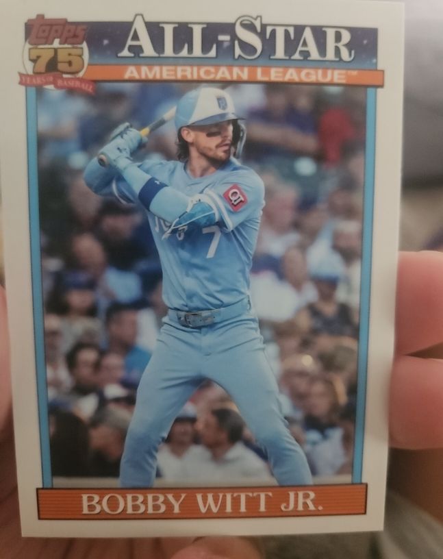2026 Topps Series 2 1991 Baseball All-Stars #91AS-24 Bobby Witt Jr. — front