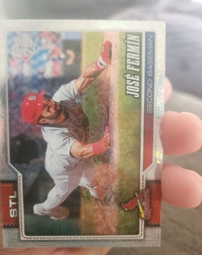 2026 Topps Series 2 #612 José Fermín — front