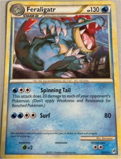 2011 Call of Legends #25 Feraligatr — front
