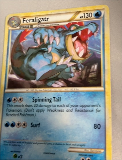 2011 Nintendo Call of Legends #25 Feraligatr — front