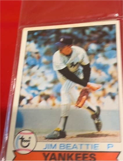 1979 Topps #179 Jim Beattie — front