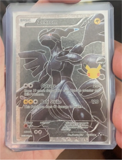 2021 Pokemon Celebrations Classic Collection #114 Zekrom Full Art Holo — front