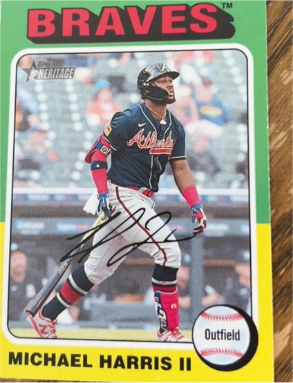 2024 Topps Heritage #416 Michael Harris II — front