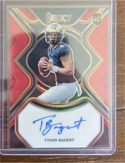 2023 Panini Select Draft Picks #RS-TBA Tyson Bagent — front