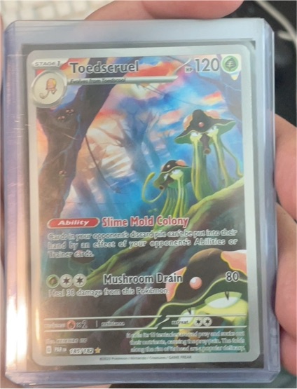 2023 Pokémon SV04: Paradox Rift #185 Toedscruel Illustration Rare — front