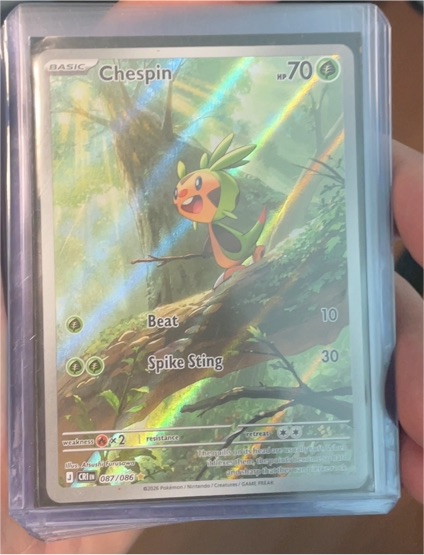 2026 Chaos Rising #087 Chespin — front