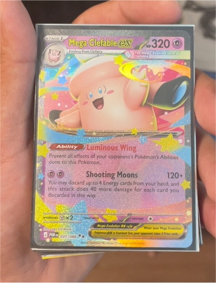 2020 Pokémon ME03 #31 Mega Clefable EX Perfect Order — front