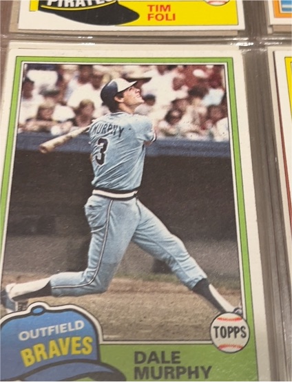 1981 Topps #504 Dale Murphy — front