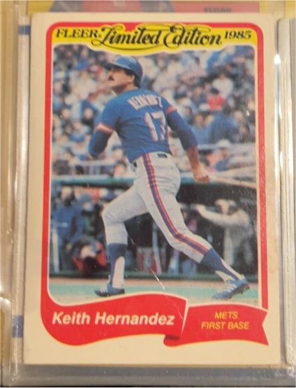 1985 Fleer Limited Edition #12 Keith Hernandez — front