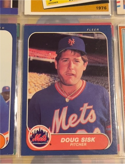 1986 Fleer #94 Doug Sisk — front