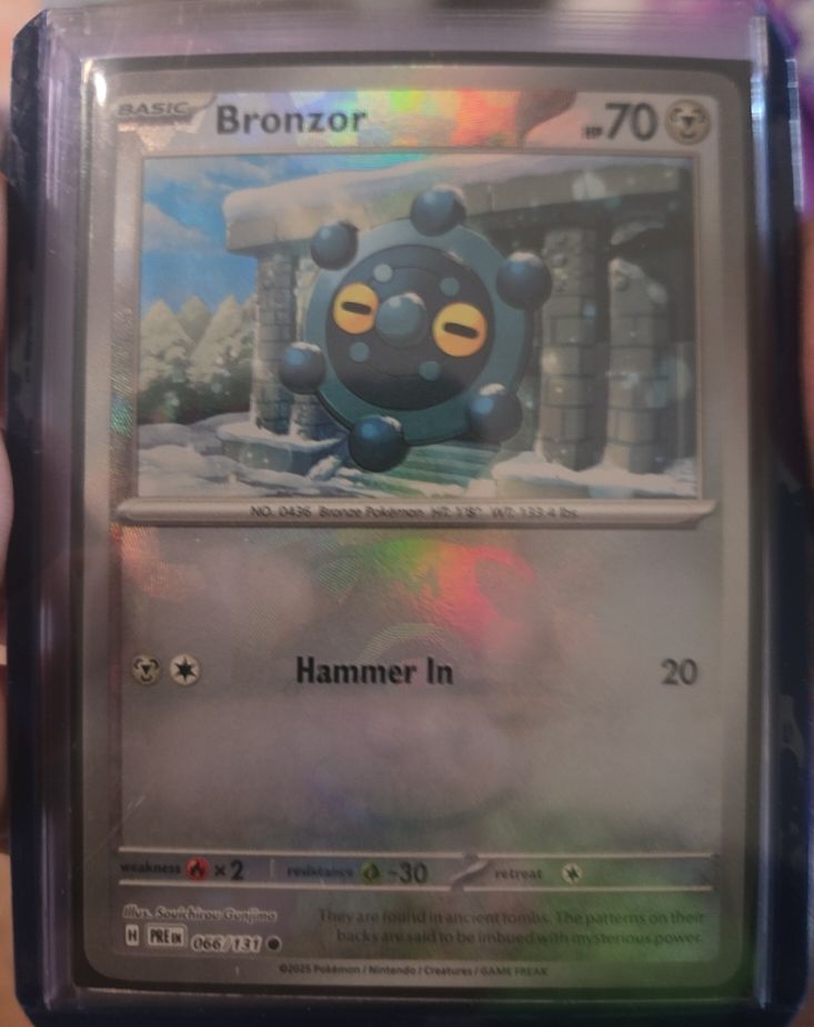 2025 Pokémon #066 Bronzor — front