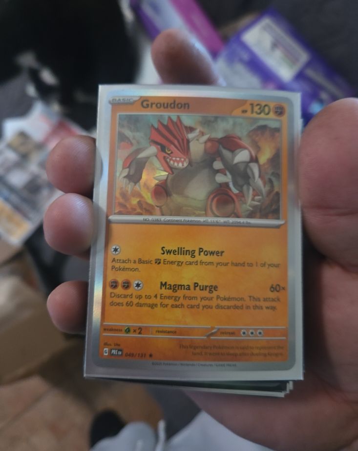 2025 Pokémon #049 Groudon — front