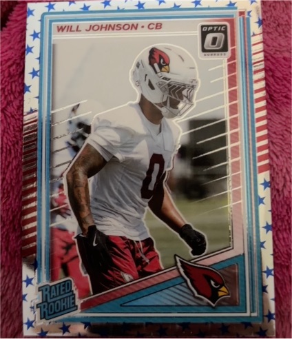 2025 Donruss Optic #247 Will Johnson — front