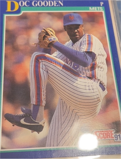 1991 Score #540 Doc Gooden — front