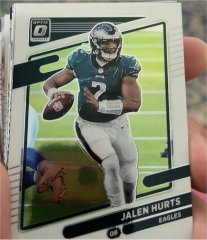 2021 Panini Donruss Optic #9 Jalen Hurts — front