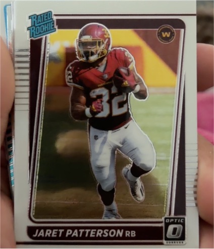 2021 Panini Donruss Optic #297 Jaret Patterson — front