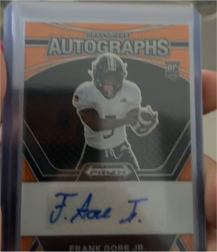 2024 Panini Prizm Draft Picks Autographs #DPA-FGJ Frank Gore Jr. — front
