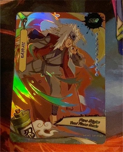 Kayou Naruto Jiraiya Fire Style: Toad Flame Bombs SSR — front