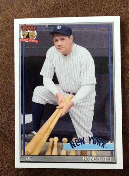 2026 Topps Series 2 #91B2-50 Babe Ruth — front
