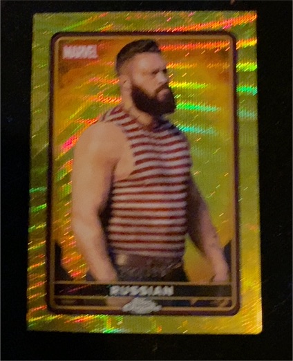 2025 Topps Chrome Deadpool Russian #34 — front
