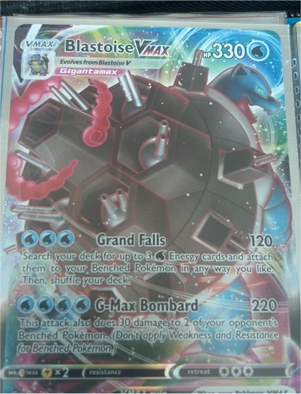 2021 Pokémon SWSH Promo #SWSH103 Blastoise VMAX — front