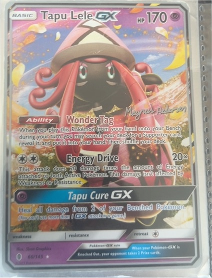 2017 Pokémon Guardians Rising #60 Tapu Lele GX — front
