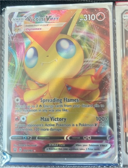 2021 Pokémon Victini VMAX #022/163 — front