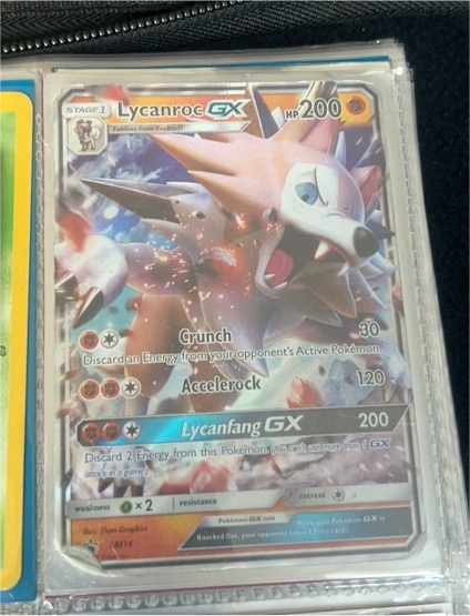Pokémon TCG Lycanroc GX SM14 — front