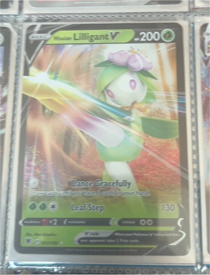 2022 Pokémon Sword & Shield Astral Radiance #017 Hisuian Lilligant V — front