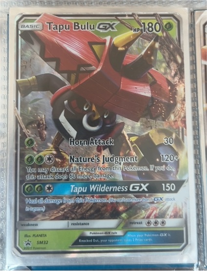 2017 Pokémon SM Black Star Promos #SM32 Tapu Bulu GX — front