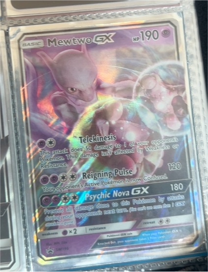 Pokémon TCG Mewtwo GX SM196 — front