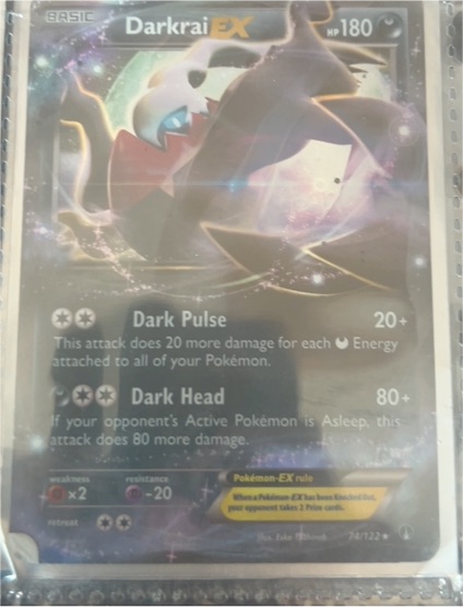 2014 Pokémon Breakpoint #74 Darkrai EX — front