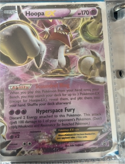 2015 Pokémon XY #XY71 Hoopa EX — front