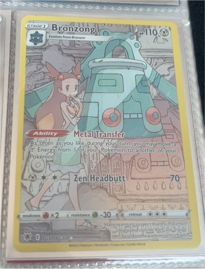 2022 Pokémon TG11/TG30 Bronzong — front