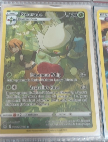 2022 Pokémon Lost Origin #TG02/TG30 Roserade — front