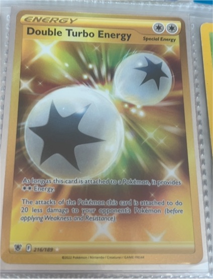 2022 Pokémon TCG Brilliant Stars #151 Double Turbo Energy — front