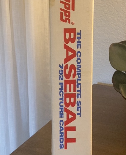 1987 Topps Baseball Complete Set 792 Cards — front