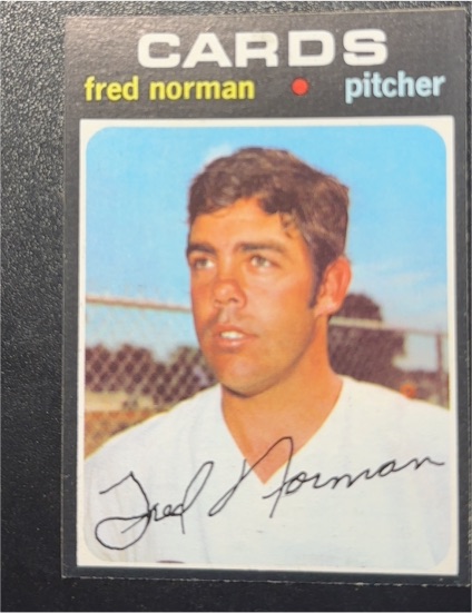 1971 Topps #348 Fred Norman — front