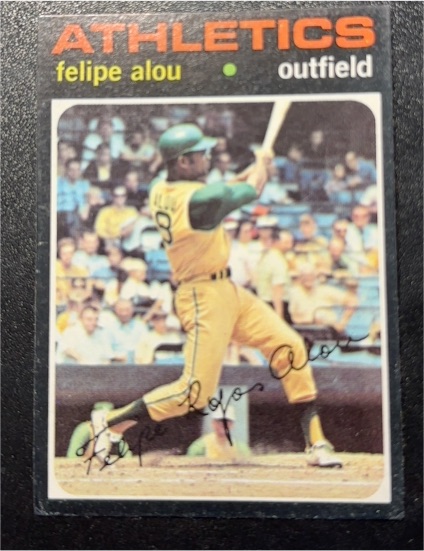 1971 Topps #495 Felipe Alou Oakland Athletics — front