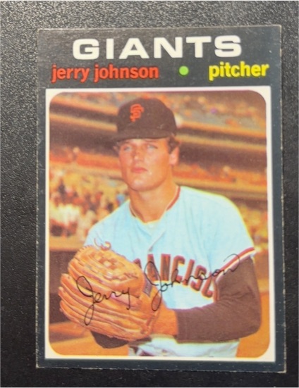 1971 Topps #412 Jerry Johnson — front