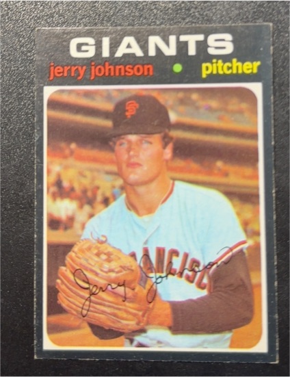 1971 Topps #412 Jerry Johnson — front