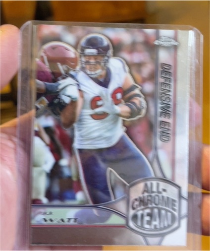 2024 Topps Chrome #ACT-12 J.J. Watt All Chrome Team — front