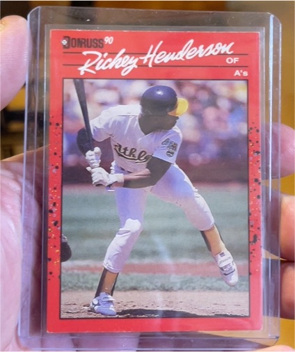 1990 Donruss #304 Rickey Henderson — front