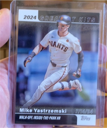 2025 Topps Series 1 #GH-19 Mike Yastrzemski 2024 Greatest Hits — front