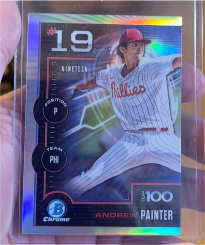 2025 Bowman Chrome Scouts Top 100 #BTP-19 Andrew Painter — front
