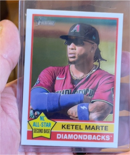 2025 Topps Heritage #420 Ketel Marte — front